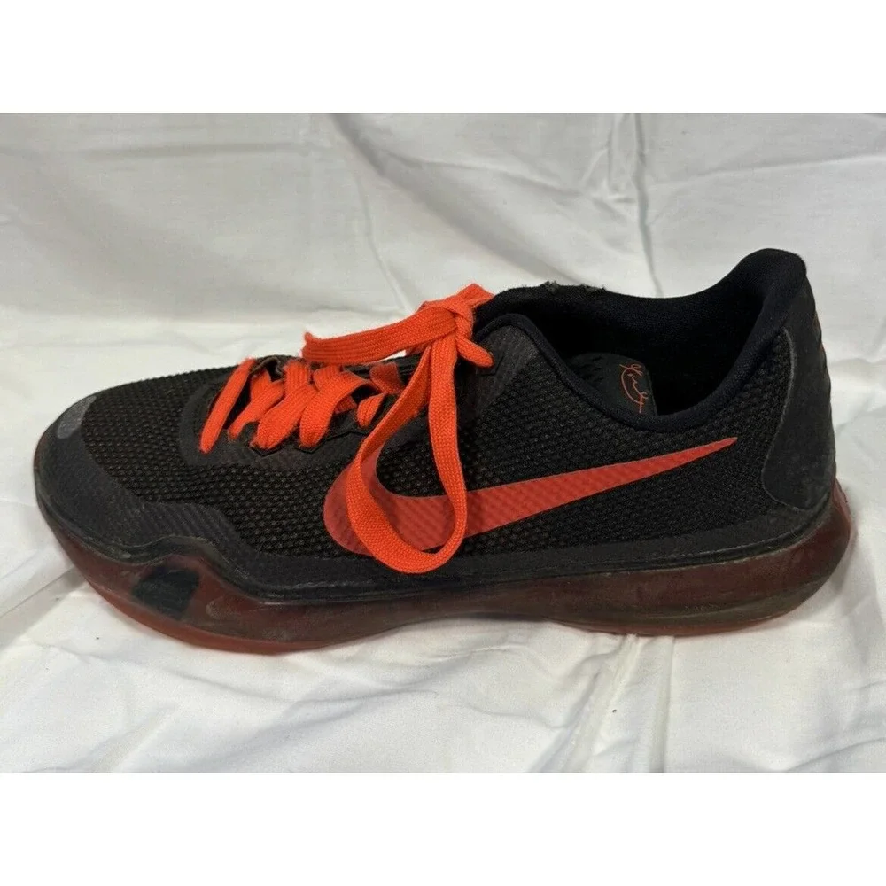 Nike Boys Kobe 10 726067-060‎ Black Running Shoes Sneakers Size 7Y - Size 8.5 W